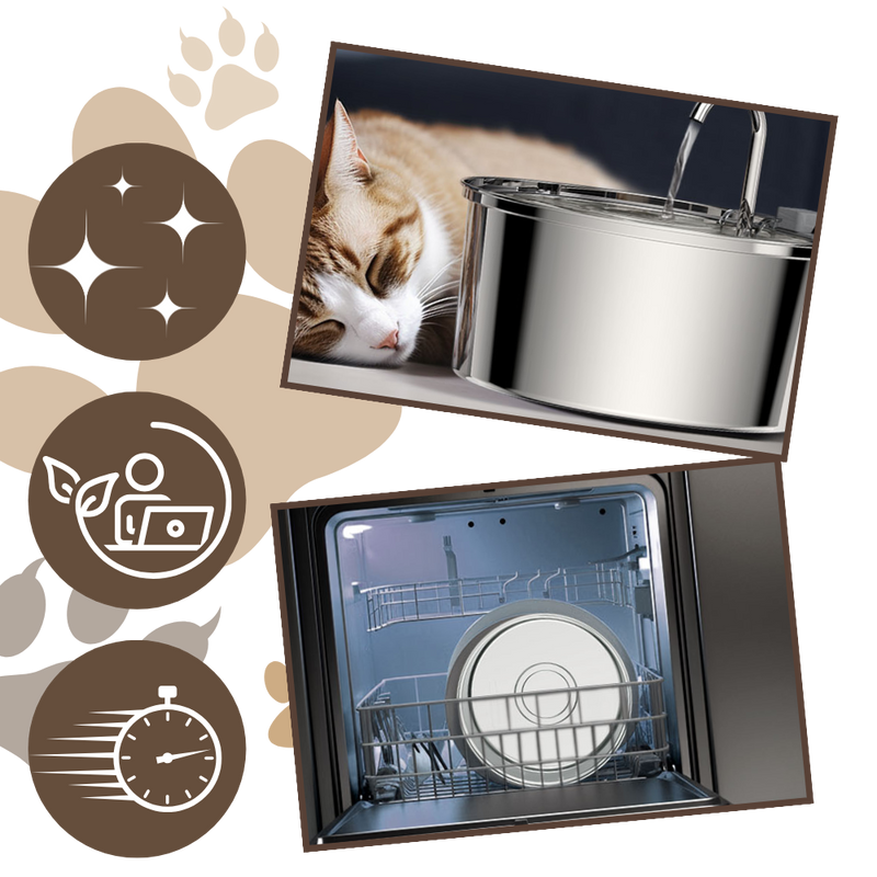 Fontaine pour chats à grande capacité