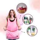 Tablier de ménage imperméable avec grande poche