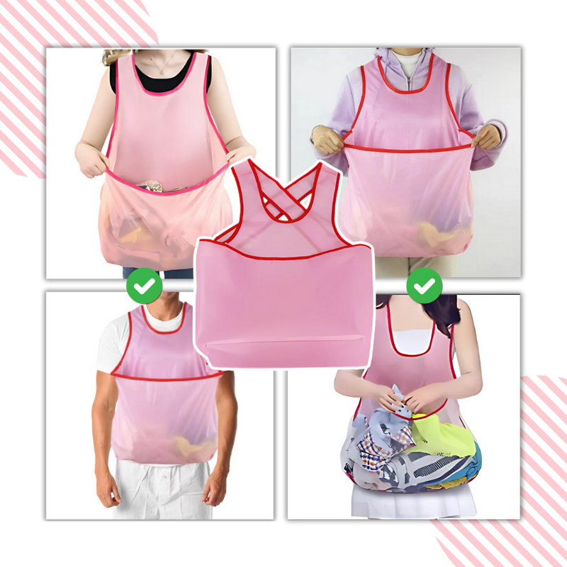 Tablier de ménage imperméable avec grande poche