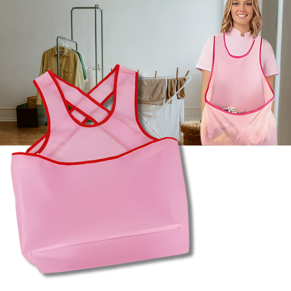 Tablier de ménage imperméable avec grande poche
