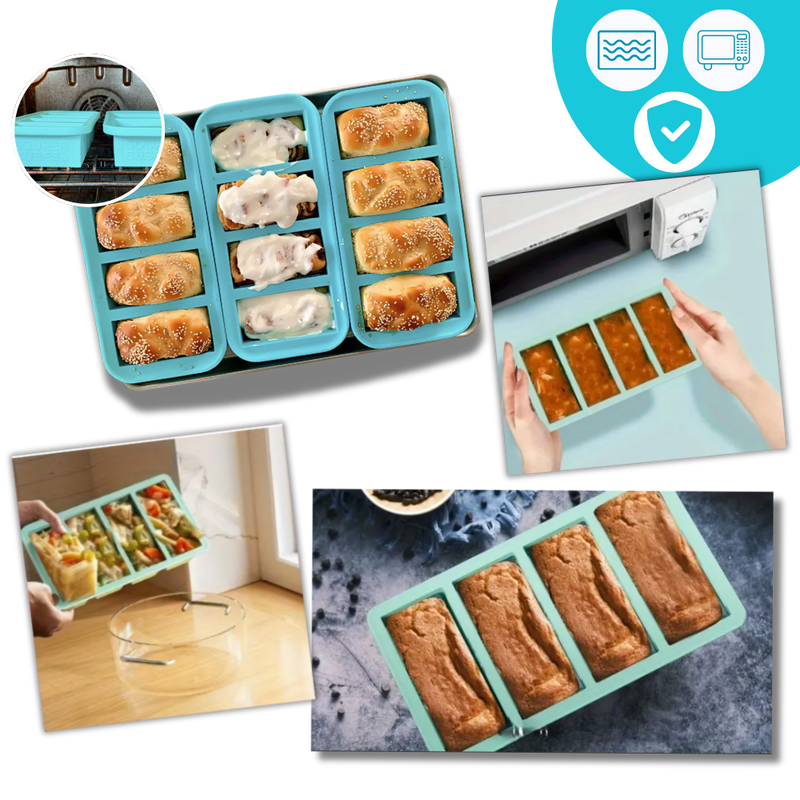 Récipient à couvercle étanche pour soupes