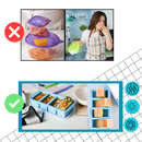 Récipient à couvercle étanche pour soupes
