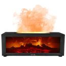 Diffuseur d'huiles essentielles avec simulation de cheminée LED