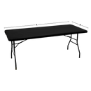 Nappe rectangulaire en cuir d'agneau