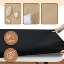 Nappe rectangulaire en cuir d'agneau