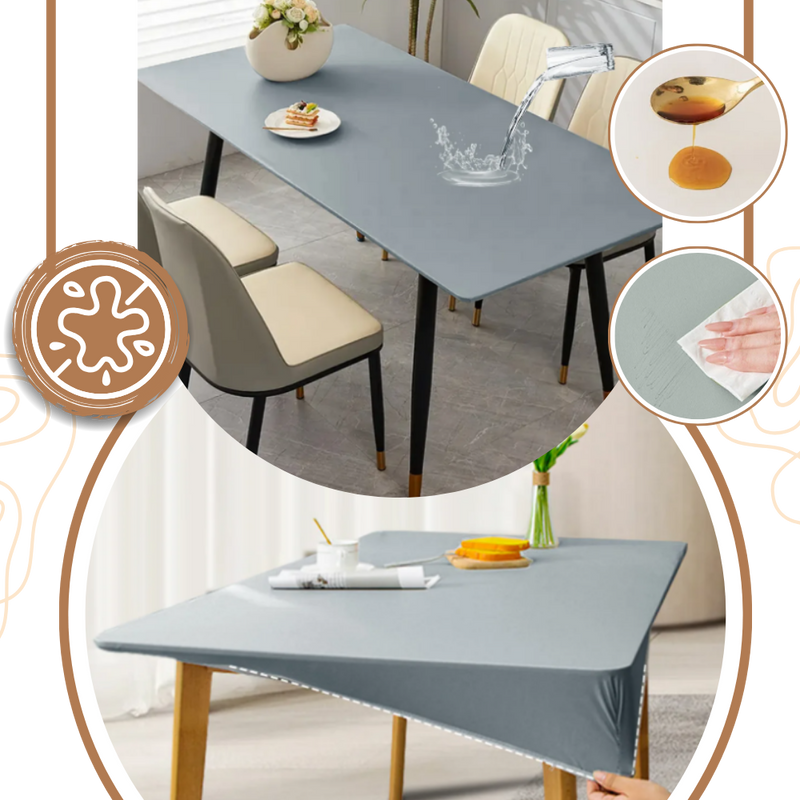 Nappe rectangulaire en cuir d'agneau