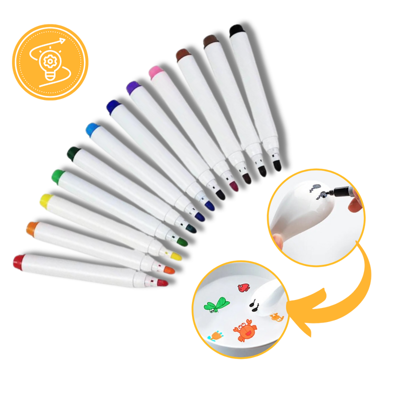 Set de stylos de peinture à l'eau