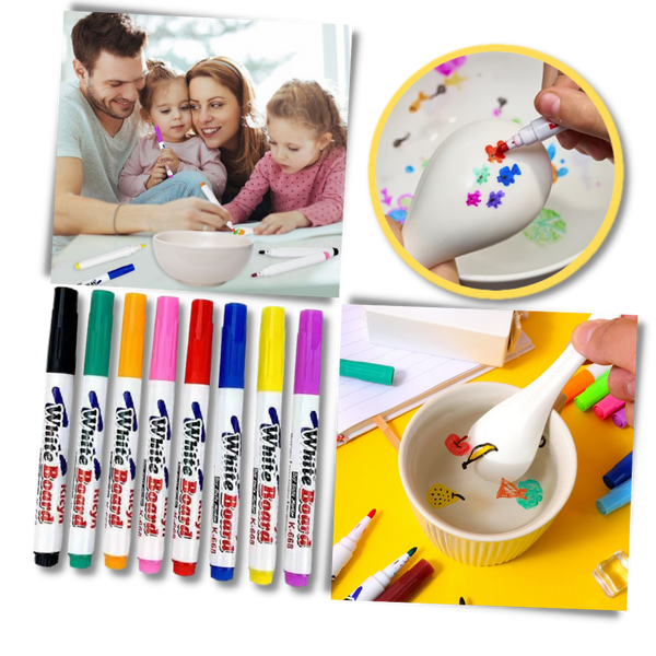 Set de stylos de peinture à l'eau