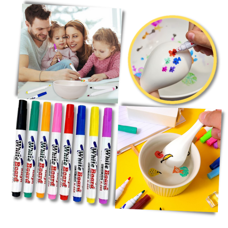 Set de stylos de peinture à l'eau