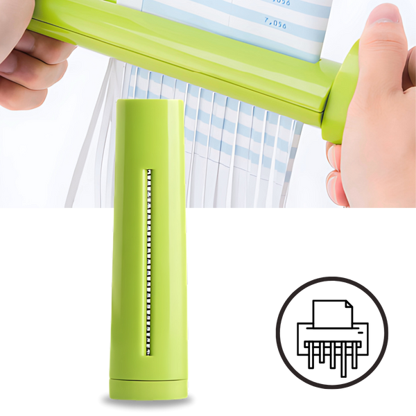 Destructeur de papier manuel portable