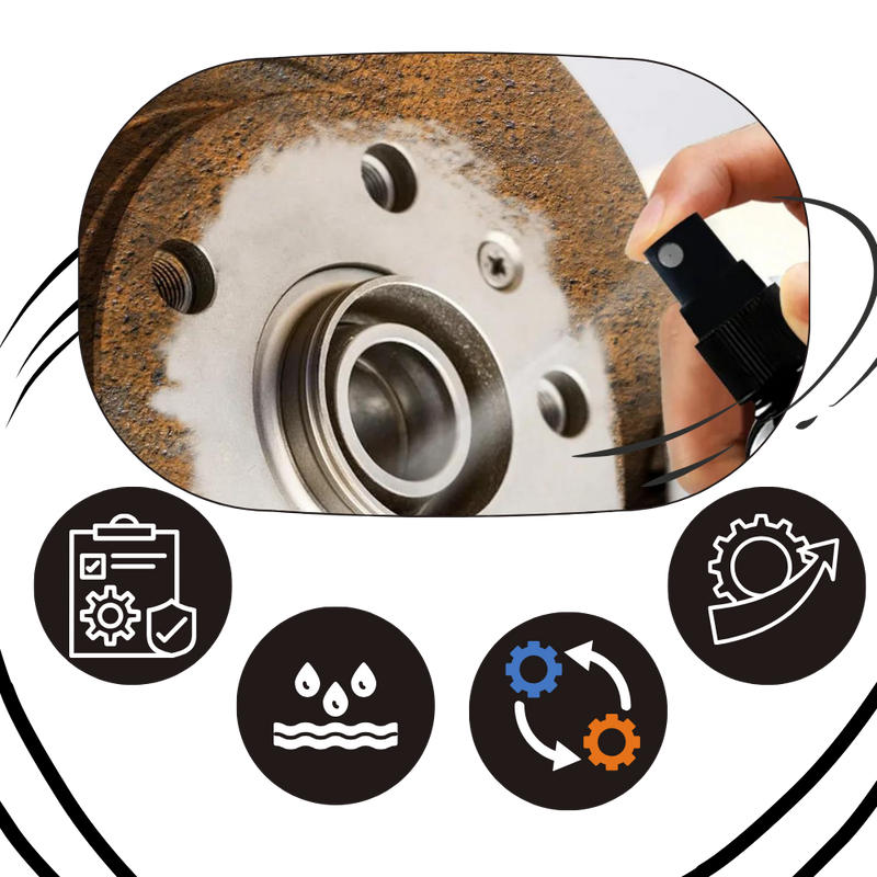 Spray antirouille et lubrification des métaux