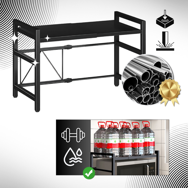 Étagère surélevée pour micro-ondes