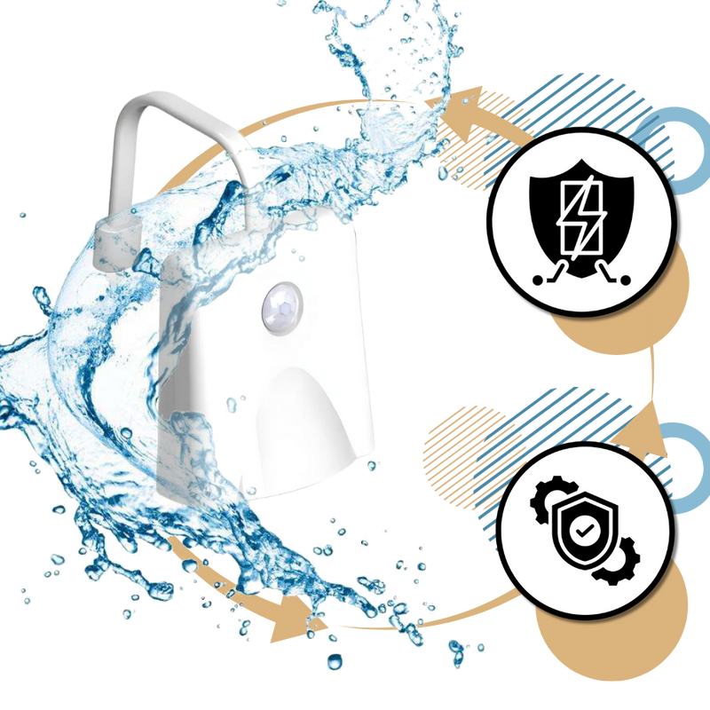 Lampe de toilette à détection de mouvement