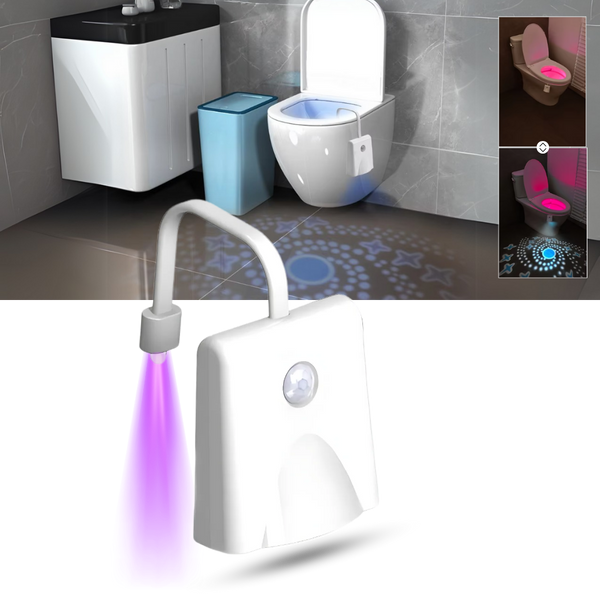 Lampe de toilette à détection de mouvement