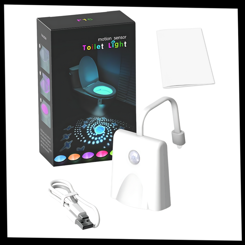 Lampe de toilette à détection de mouvement