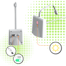 Lampe de toilette à détection de mouvement