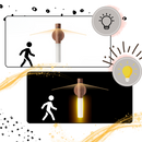 Lampe Torche Rechargeable à Détecteur de Mouvement