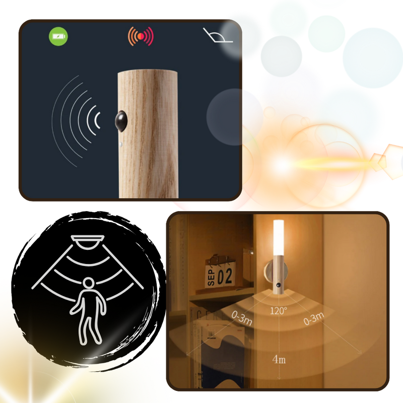 Lampe Torche Rechargeable à Détecteur de Mouvement