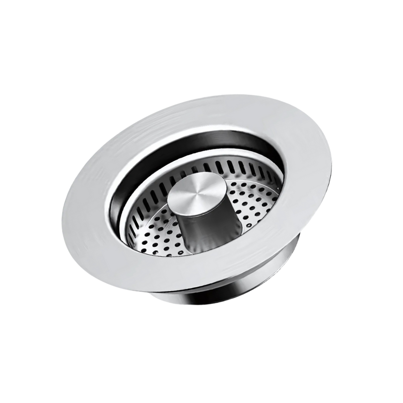 Crépine d'évier en acier inoxydable multifonctions