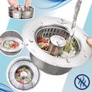 Crépine d'évier en acier inoxydable multifonctions