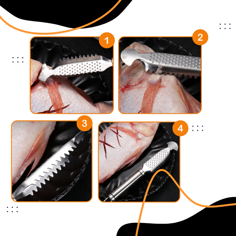Écailleur de poisson multifonction