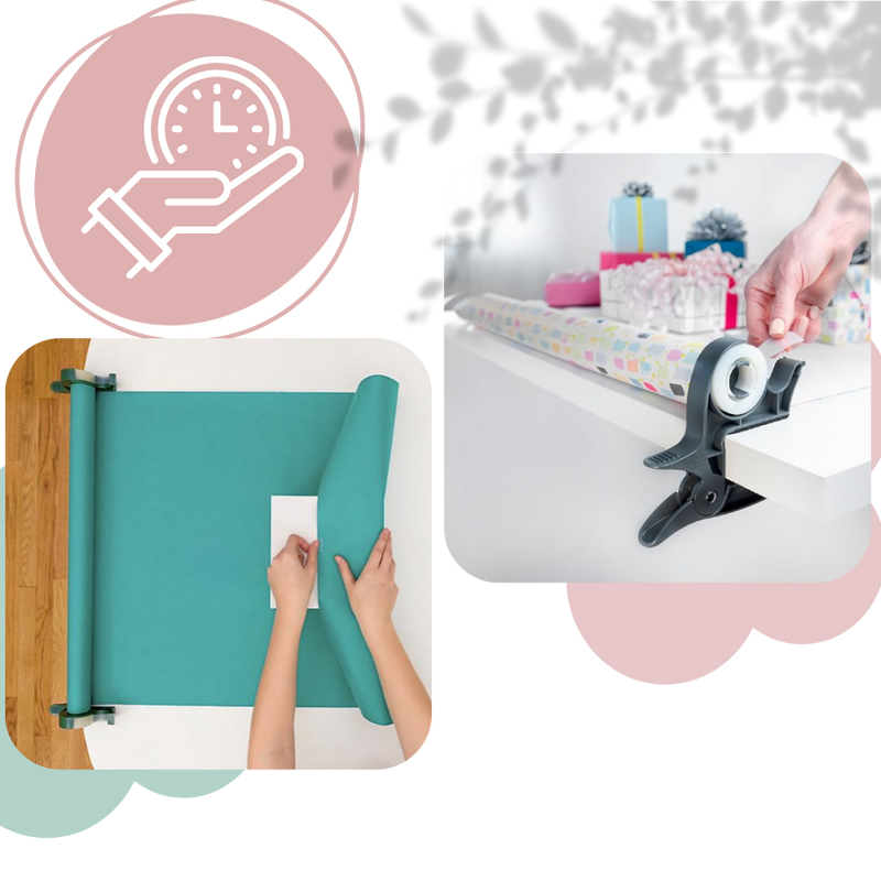 Porte-papier multifonctionnel pour papier cadeaux