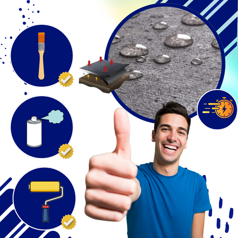 Spray scellant imperméable multi-surfaces