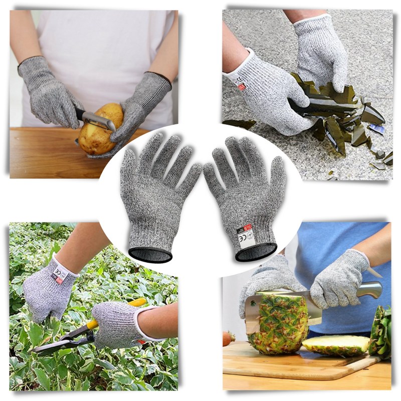 Gants multi-usages anti-coupures