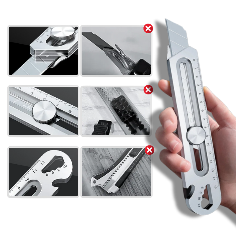 Cutter rétractable polyvalent