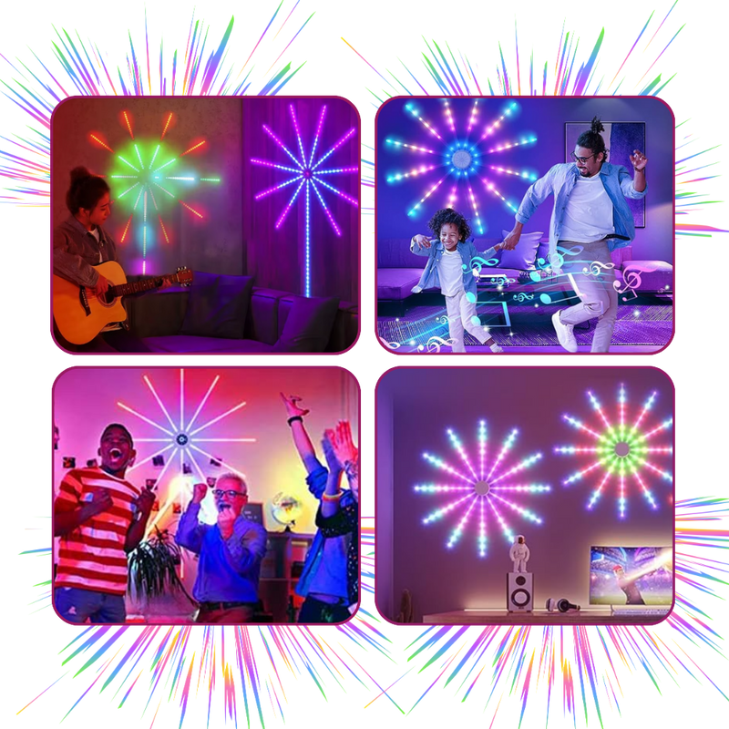 Bandes lumineuses LED avec synchronisation musicale