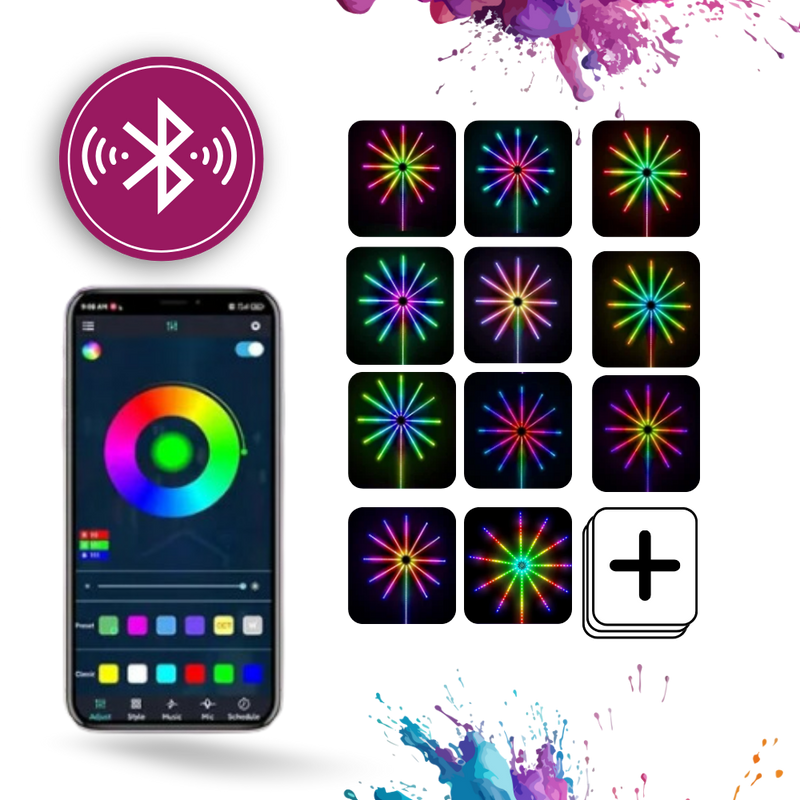 Bandes lumineuses LED avec synchronisation musicale