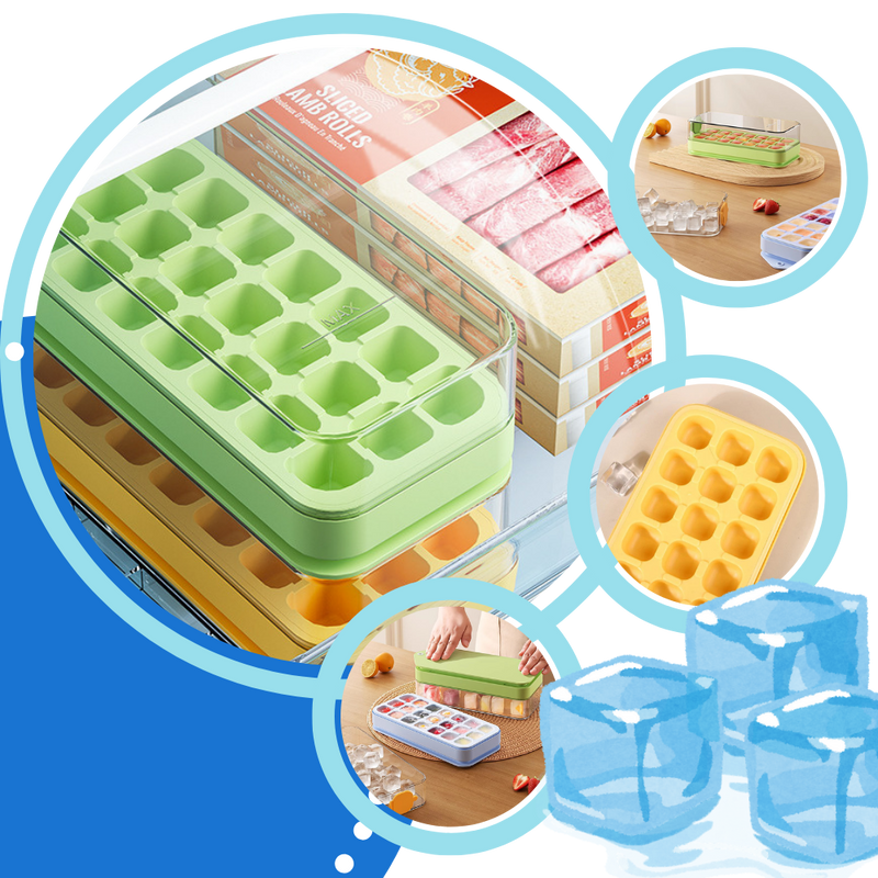 Bac à glaçons antiadhésif en silicone