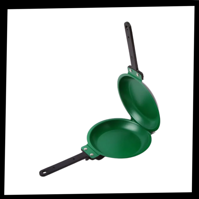 Poêle antiadhésive double face