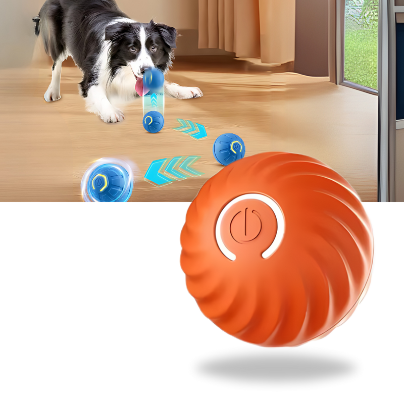 Balle pour chien avec évitement d'obstacles