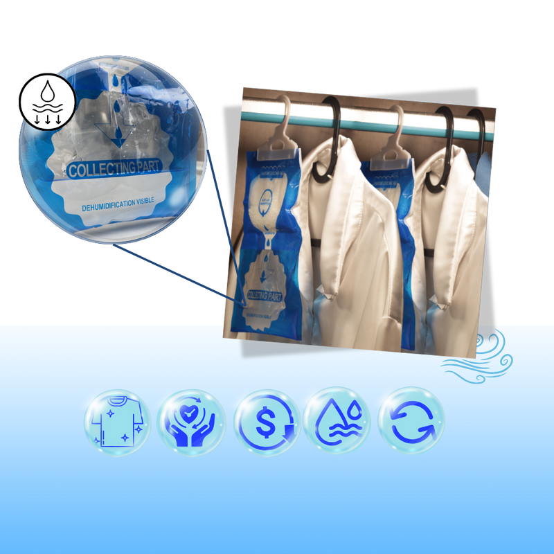 Sac absorbeur d'humidité anti-odeur