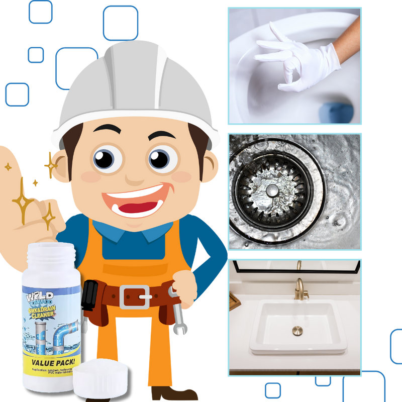 Nettoyeur de drains à action rapide