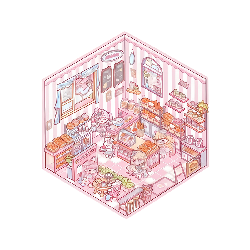 Autocollants Pastels de Mises en Scènes