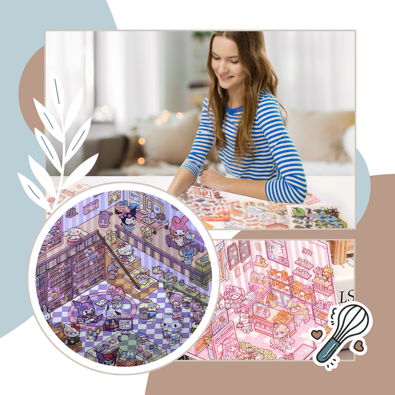 Autocollants Pastels de Mises en Scènes