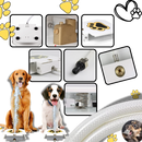 Fontaine à eau pour chien à activation par la patte