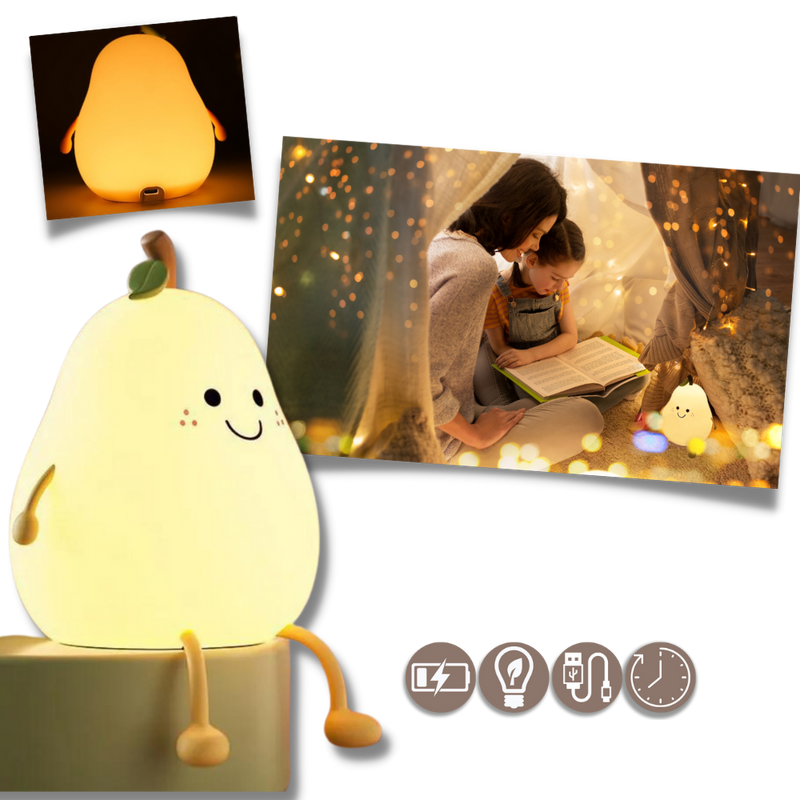 Lampe LED USB en forme de poire