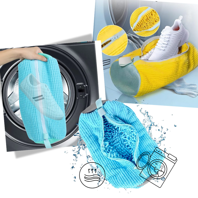 Sac à linge pour chaussures en polyester