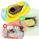 Sac à linge pour chaussures en polyester