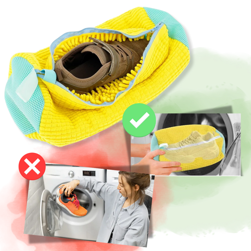 Sac à linge pour chaussures en polyester