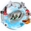 Sac à linge pour chaussures en polyester