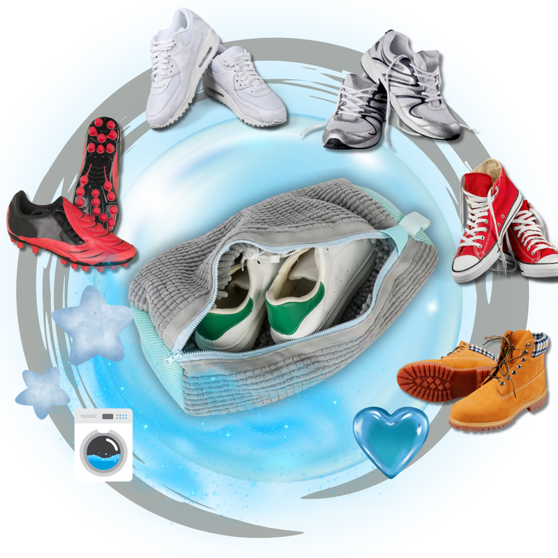 Sac à linge pour chaussures en polyester