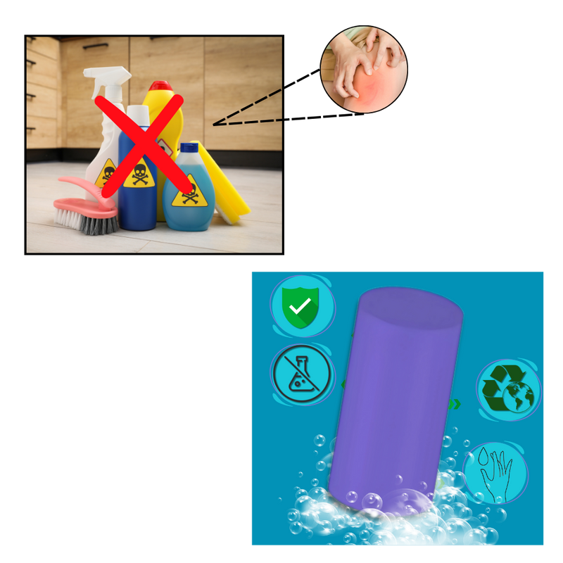 Bâton de nettoyage WC puissant anti-calcaire