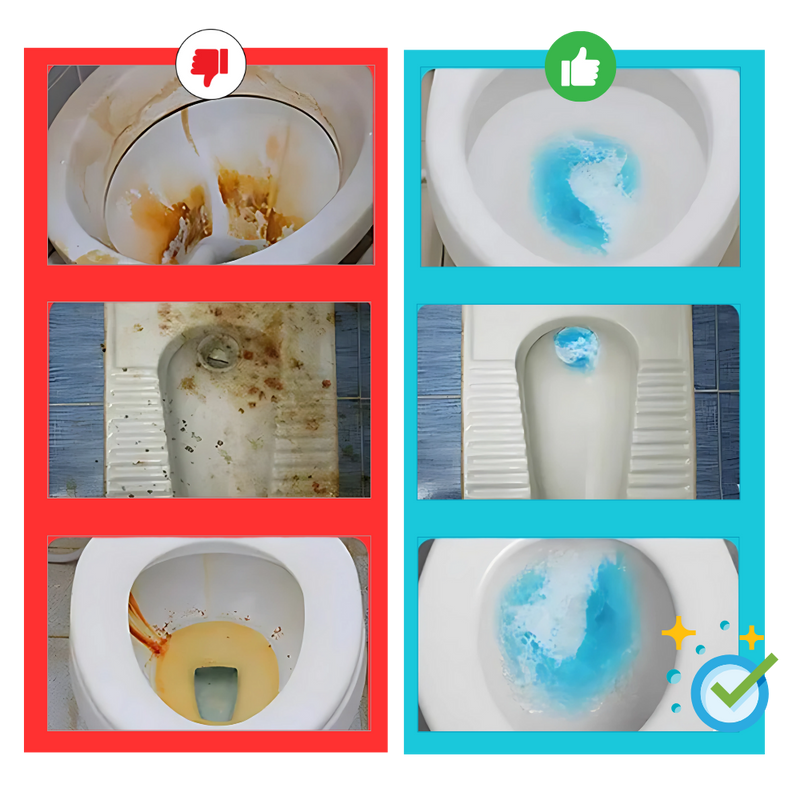 Bâton de nettoyage WC puissant anti-calcaire