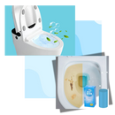 Bâton de nettoyage WC puissant anti-calcaire