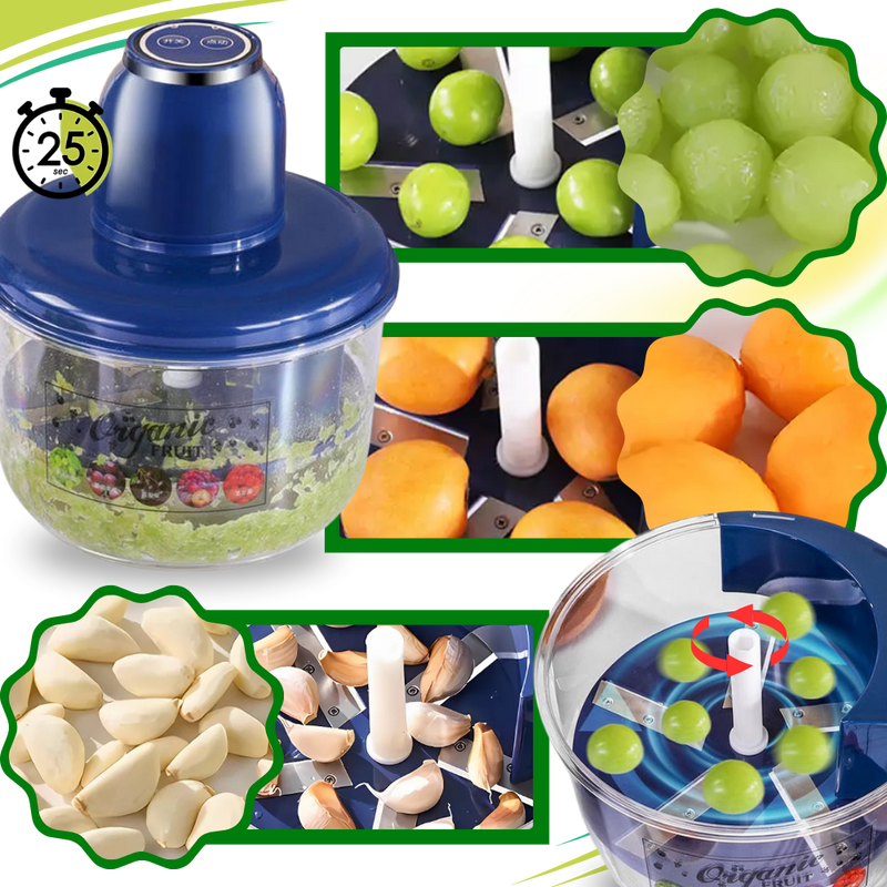 Éplucheur électrique de fruits à grappe