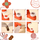 Pince pour boutons pression